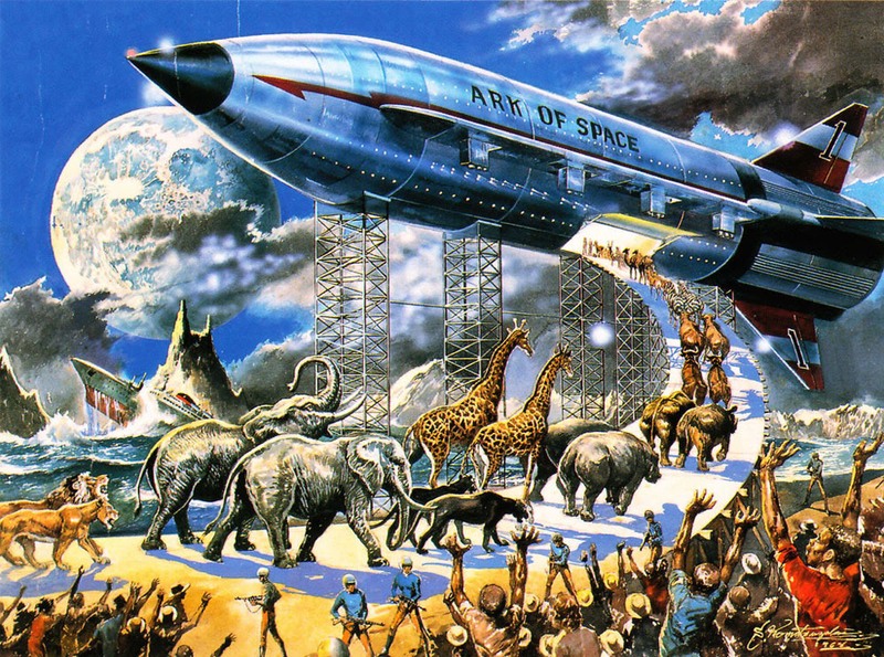 Illustration for article titled The Psychedelic Japanese Cityscapes Of Decades Past